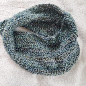 Hand Knit Multicolored Neck Cowl/Warmer, NWOT
